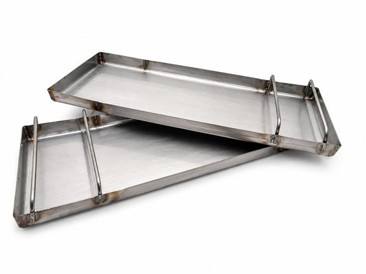 Concrete Sliders (knee boards) 29"x9" Stainless Steel